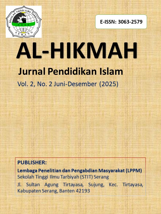 					View Vol. 2 No. 2, Juli-Desember (2025): Al-Hikmah: Jurnal Pendidikan Islam
				