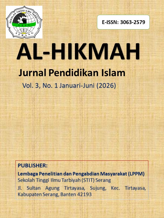 					View Vol. 3 No. 1, Januari-Juni (2026): Al-Hikmah: Jurnal Pendidikan Islam
				